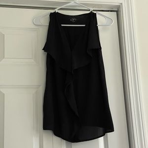 Loft black tank top